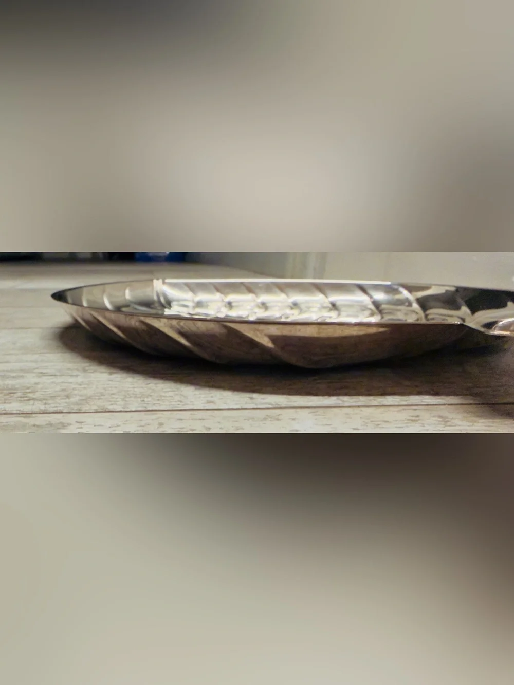 VINTAGE International Silver Company Silver Plated Silver Leaf Serving Tray